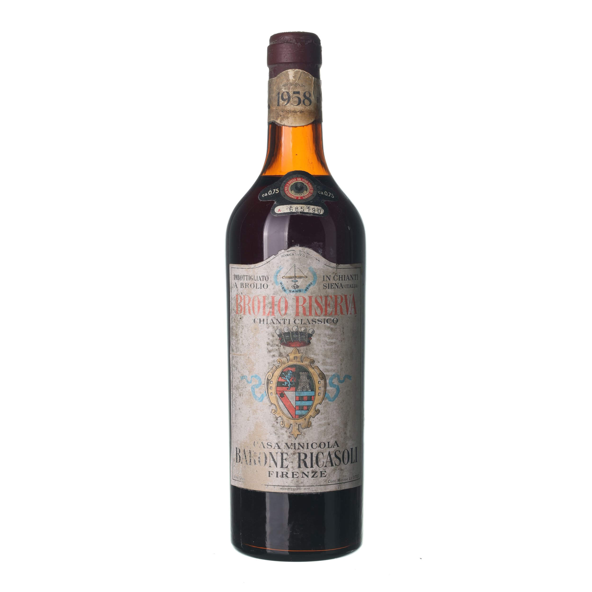 1958 Brolio Riserva Riserva Barone Ricasoli (0,75l)