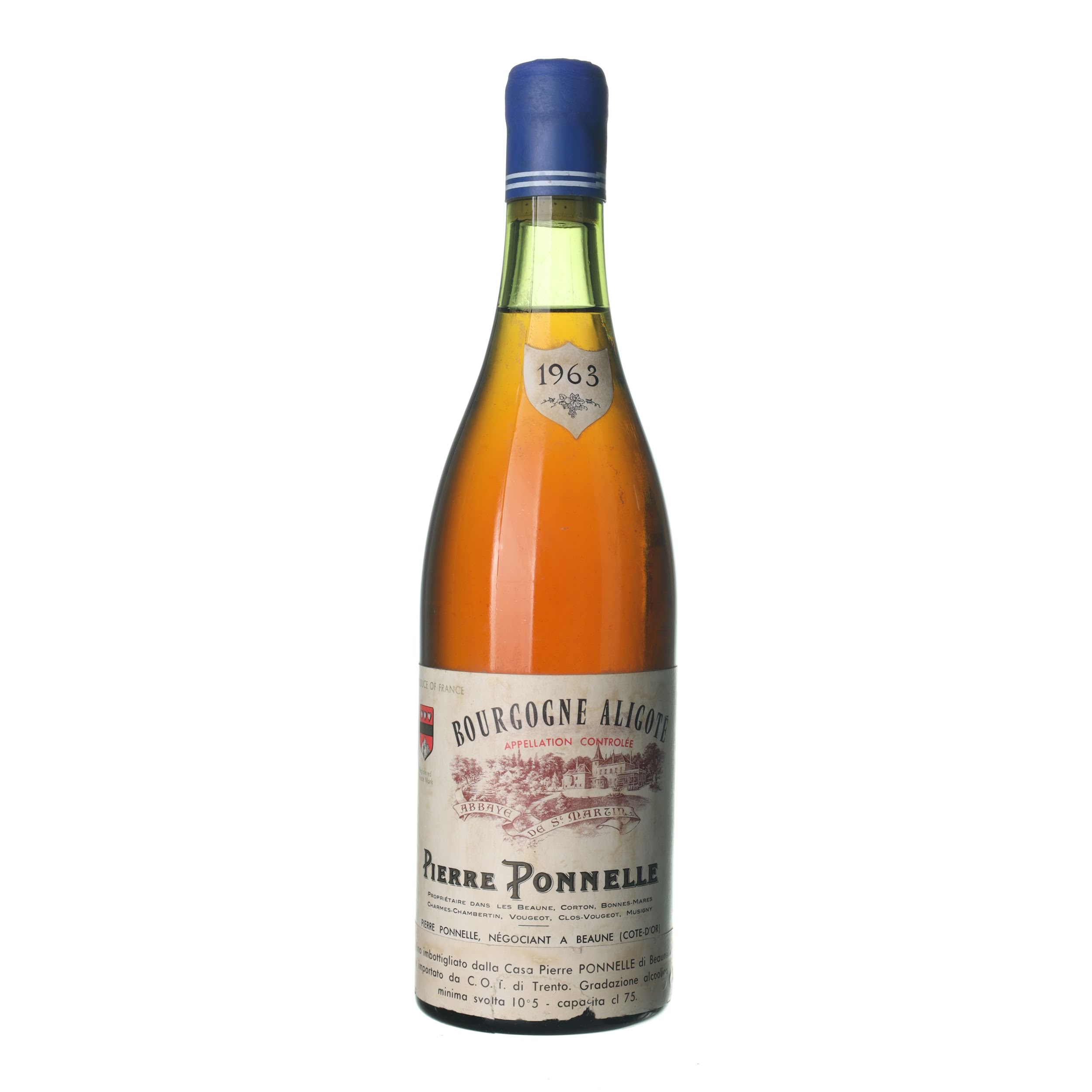 1963 Bourgogne Aligoté Pierre Ponnelle (0,75l)