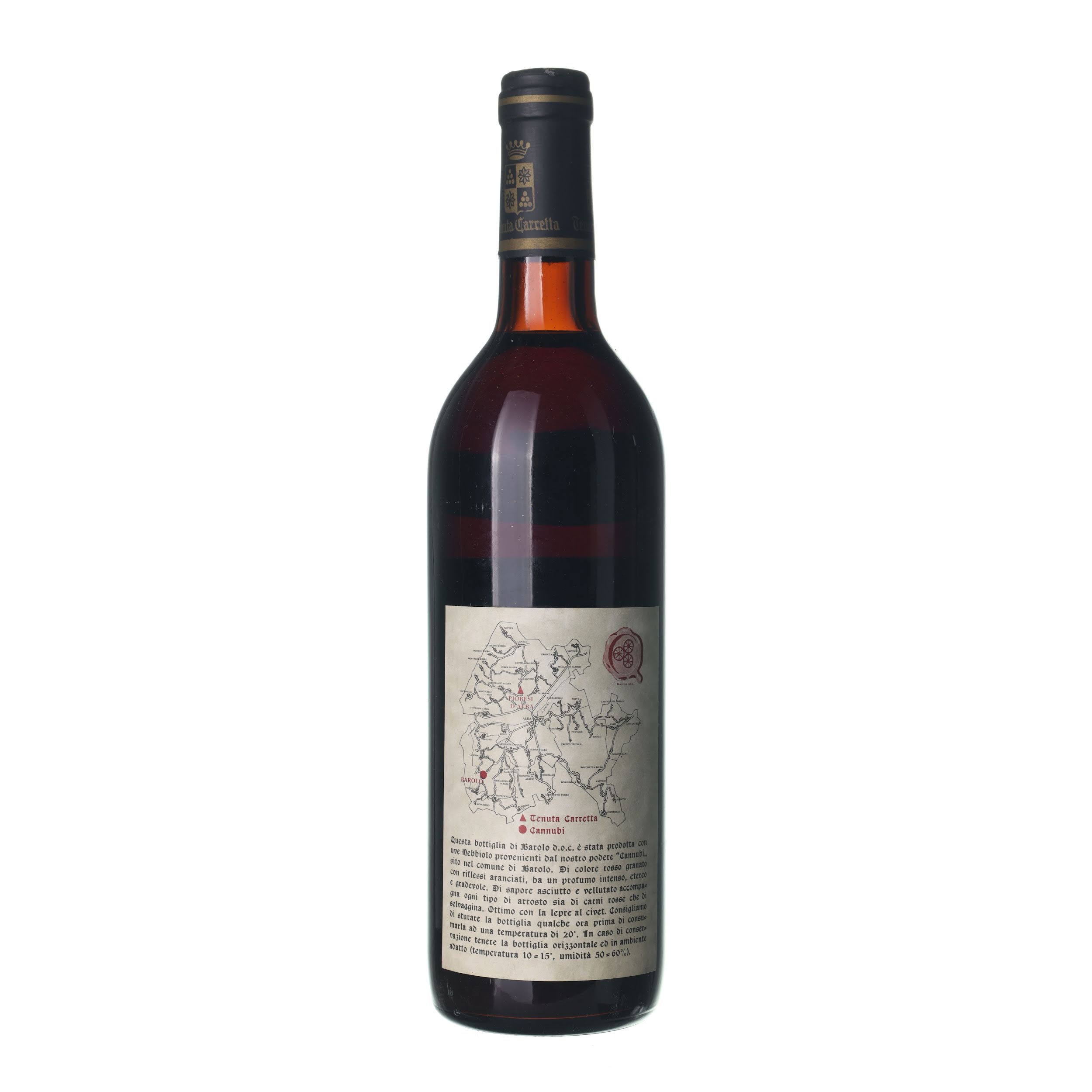 1971 Barolo Tenuta Carretta (0,75l) – Obrázok 2
