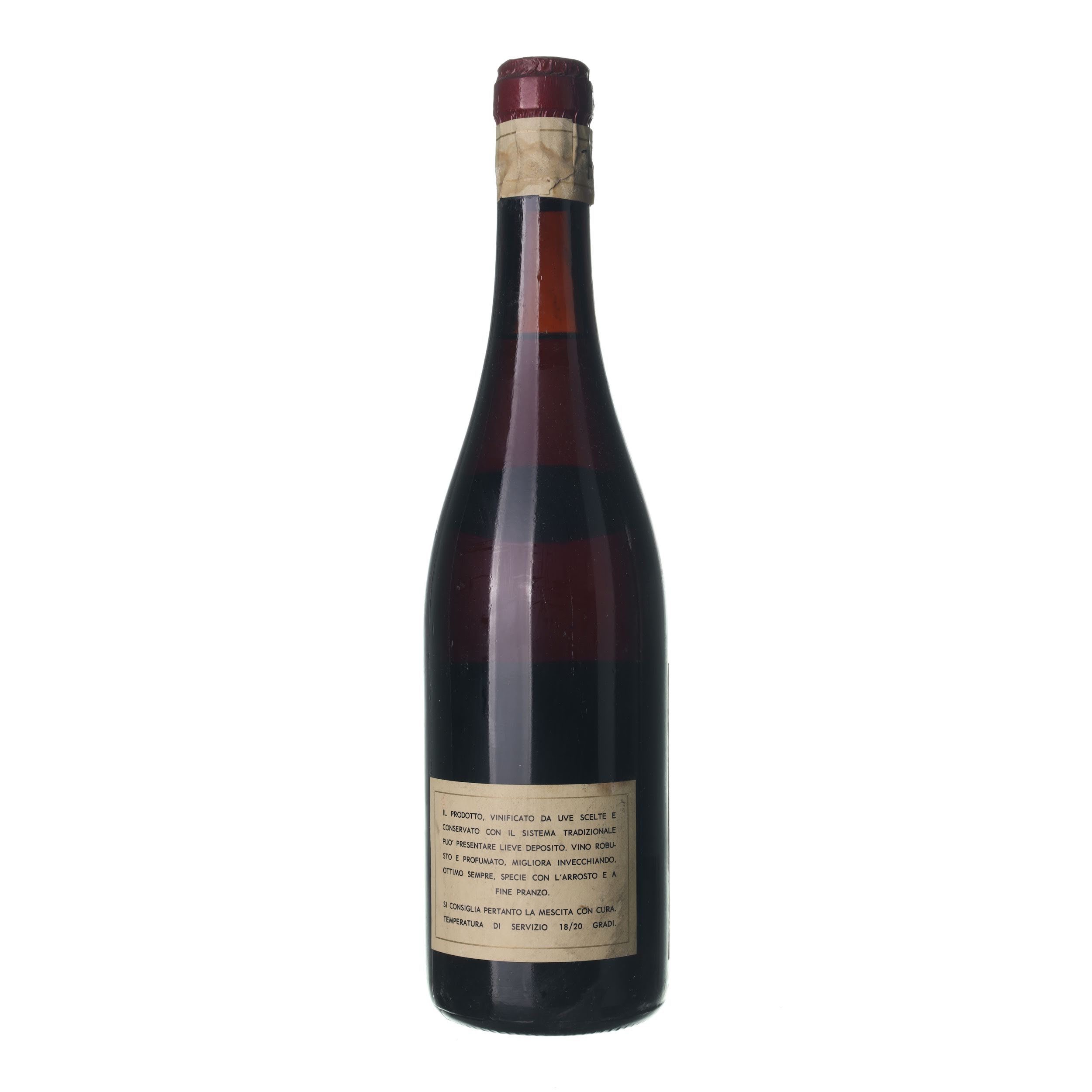 1971 Nebbiolo d´Alba Fratelli Rabino (0,75l) – Obrázok 2