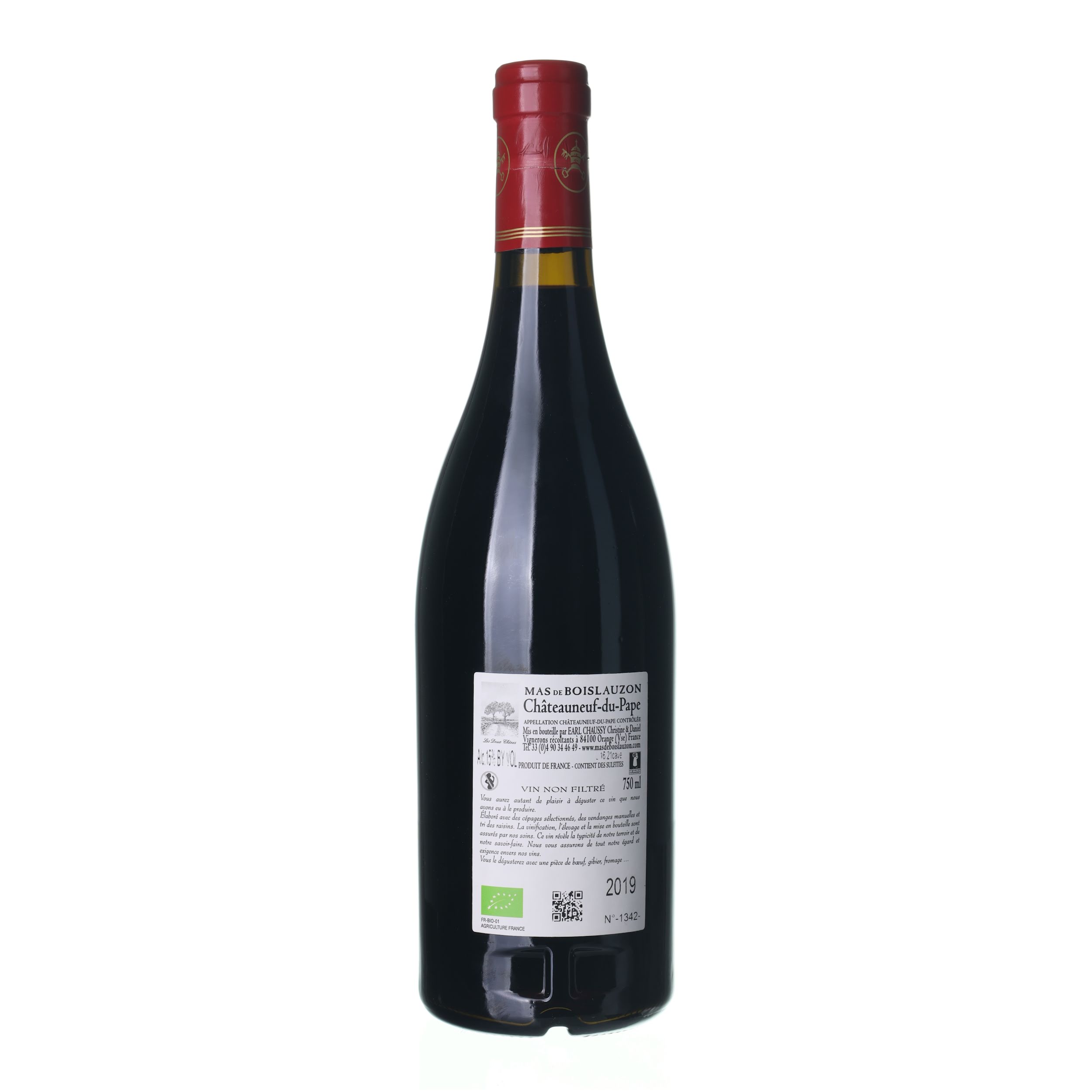 2019 Chateauneuf du Pape Cuvée Tintot Mas de Boislauzon (0,75l) – Obrázok 2