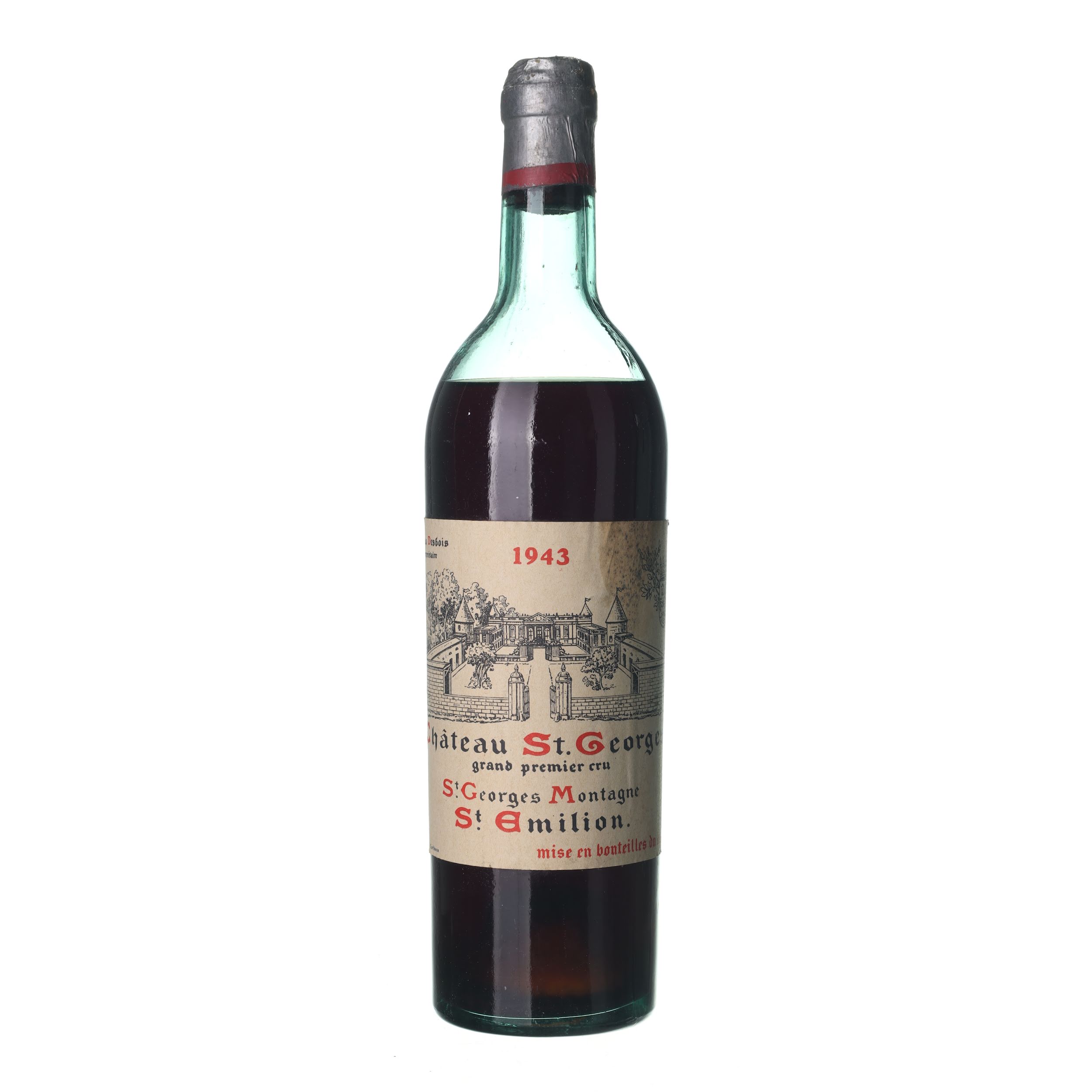 1943 Saint-Emilion Premier Cru Chateau St. Georges (0,75l)