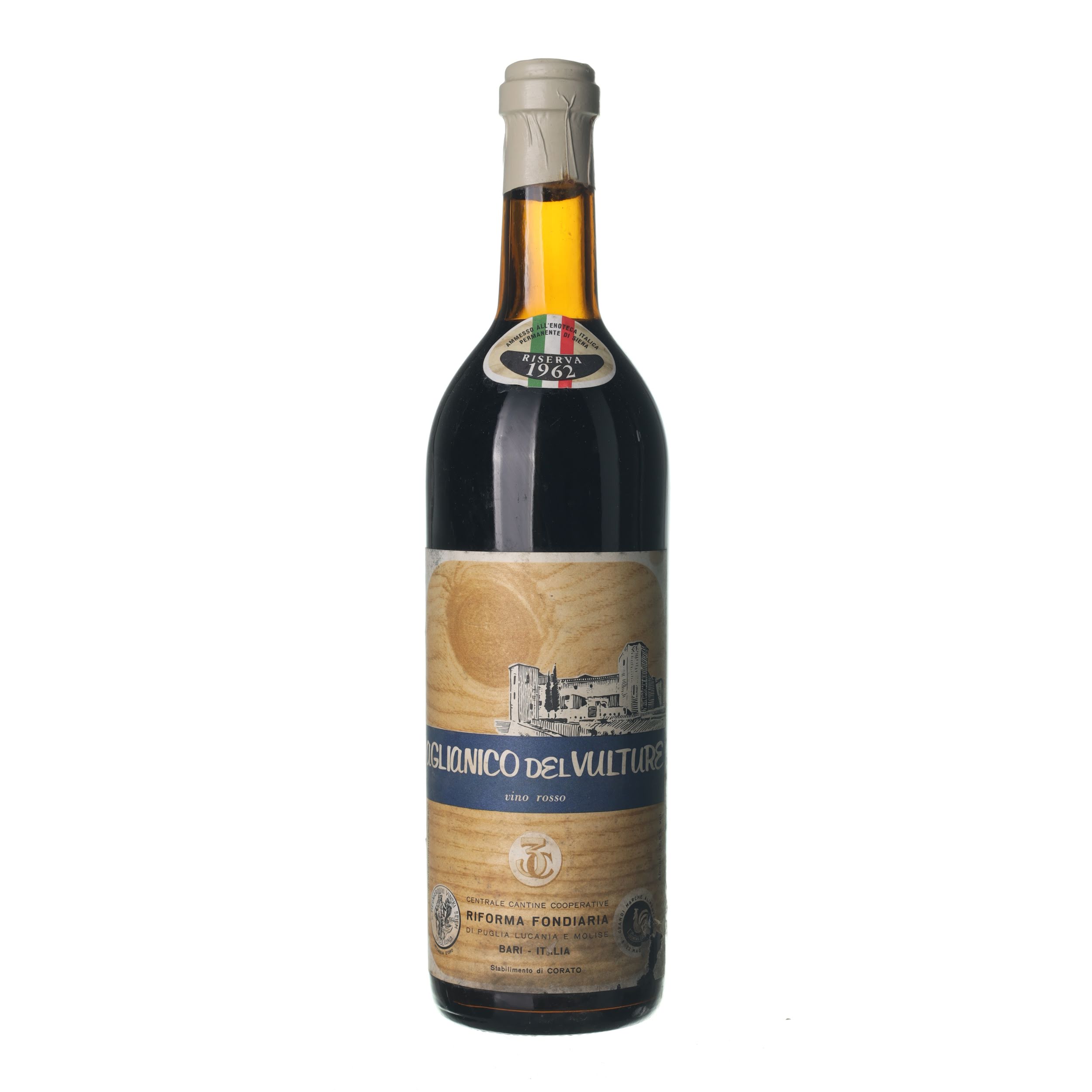 1962 Aglianico Del Vulture Riserva Riforma Fondiaria (0,75l)
