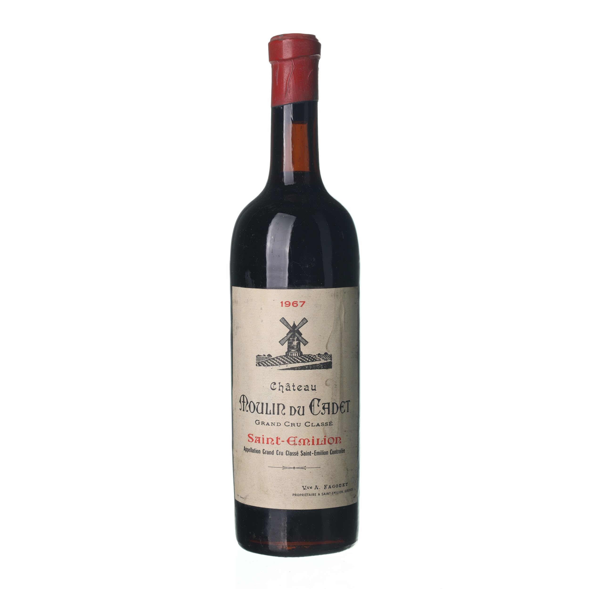 1967 Saint-Emilion Grand Cru Chateau Vieux Moulin du Cadet (0,75l)