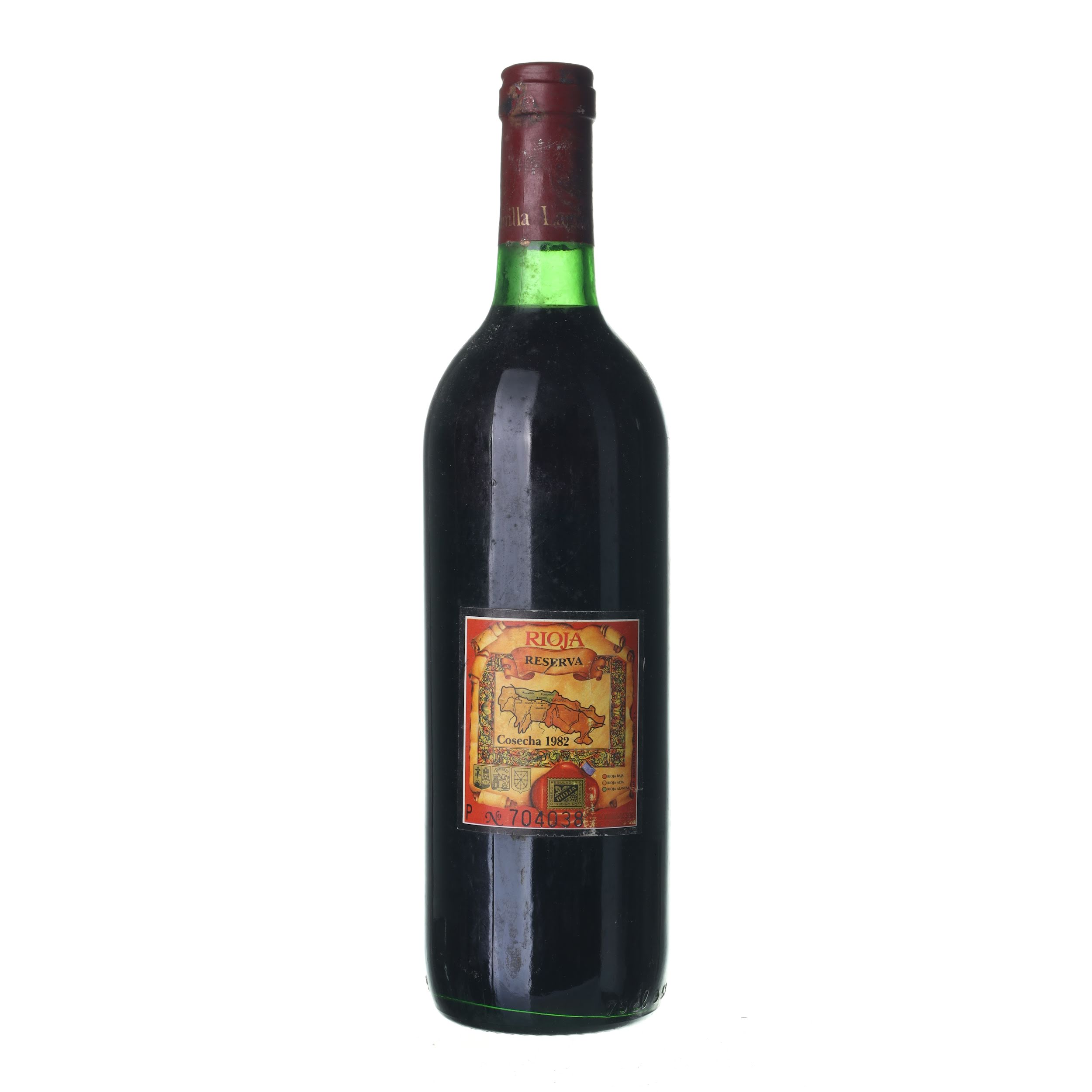1982 Rioja Reserva Vina Herminia (0,75l) – Obrázok 2