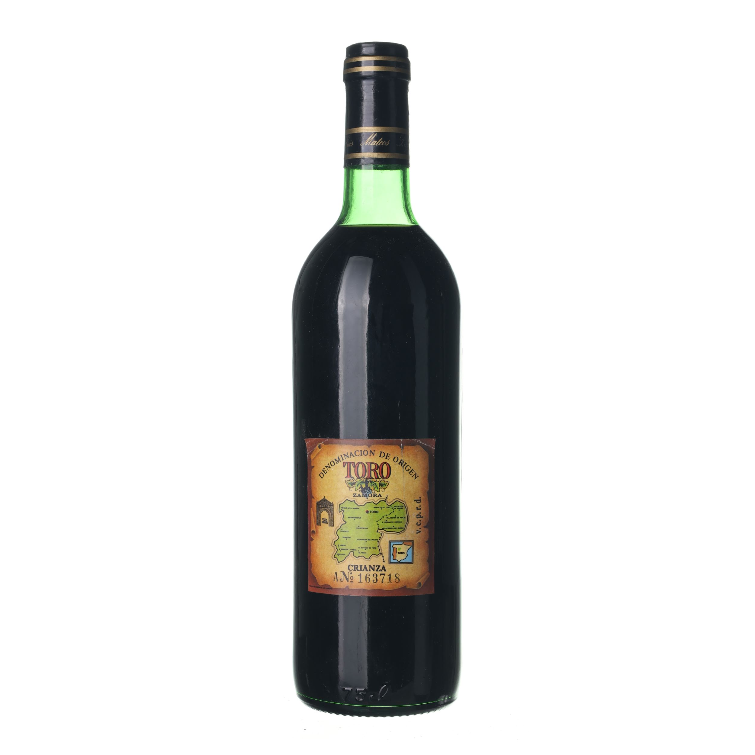 1986 Toro Bodegas Luis Mateos, S.A. (0,75l) – Obrázok 2