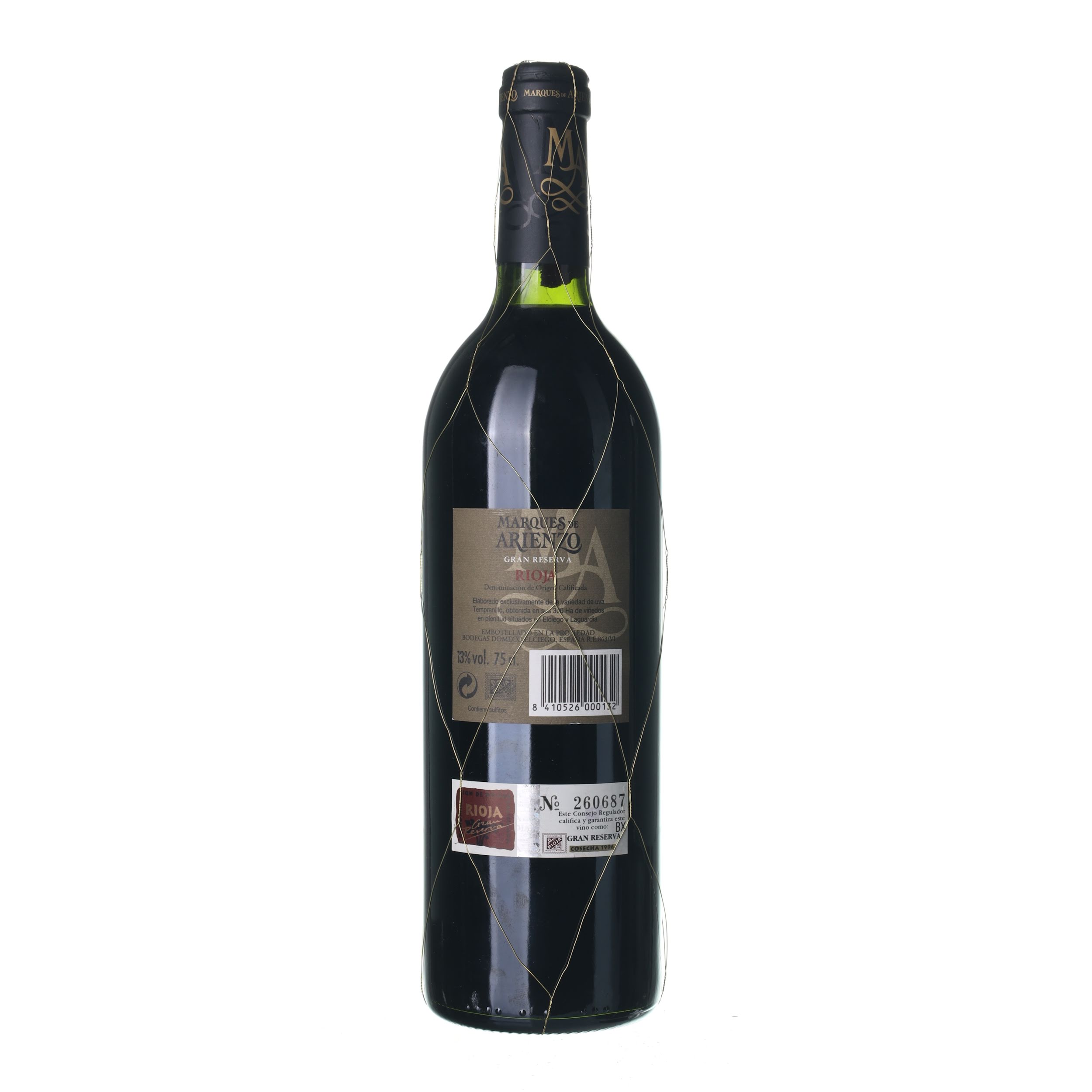 1996 Rioja Marques de Arienzo (0,75l) – Obrázok 2
