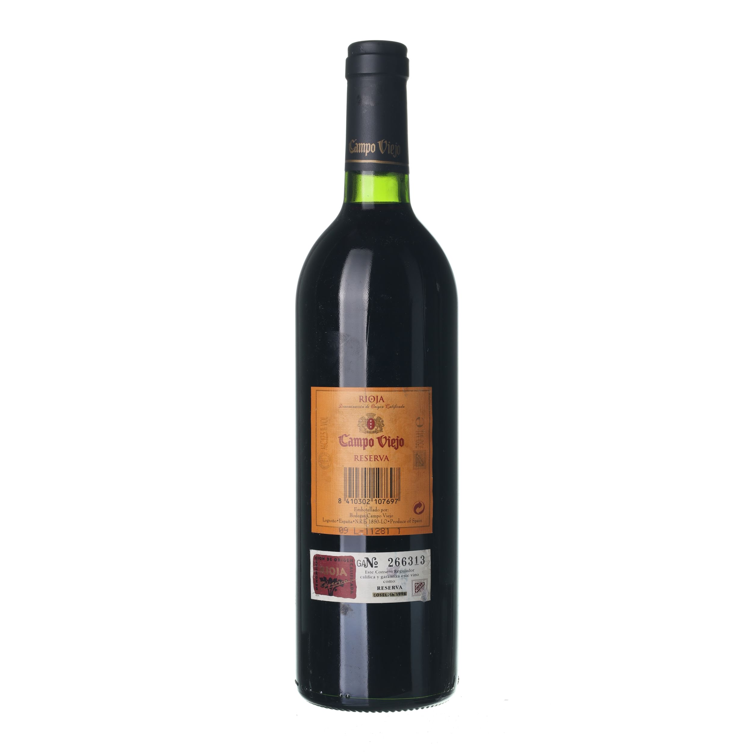 1996 Rioja Reserva Campo Viejo (0,75l) – Obrázok 2