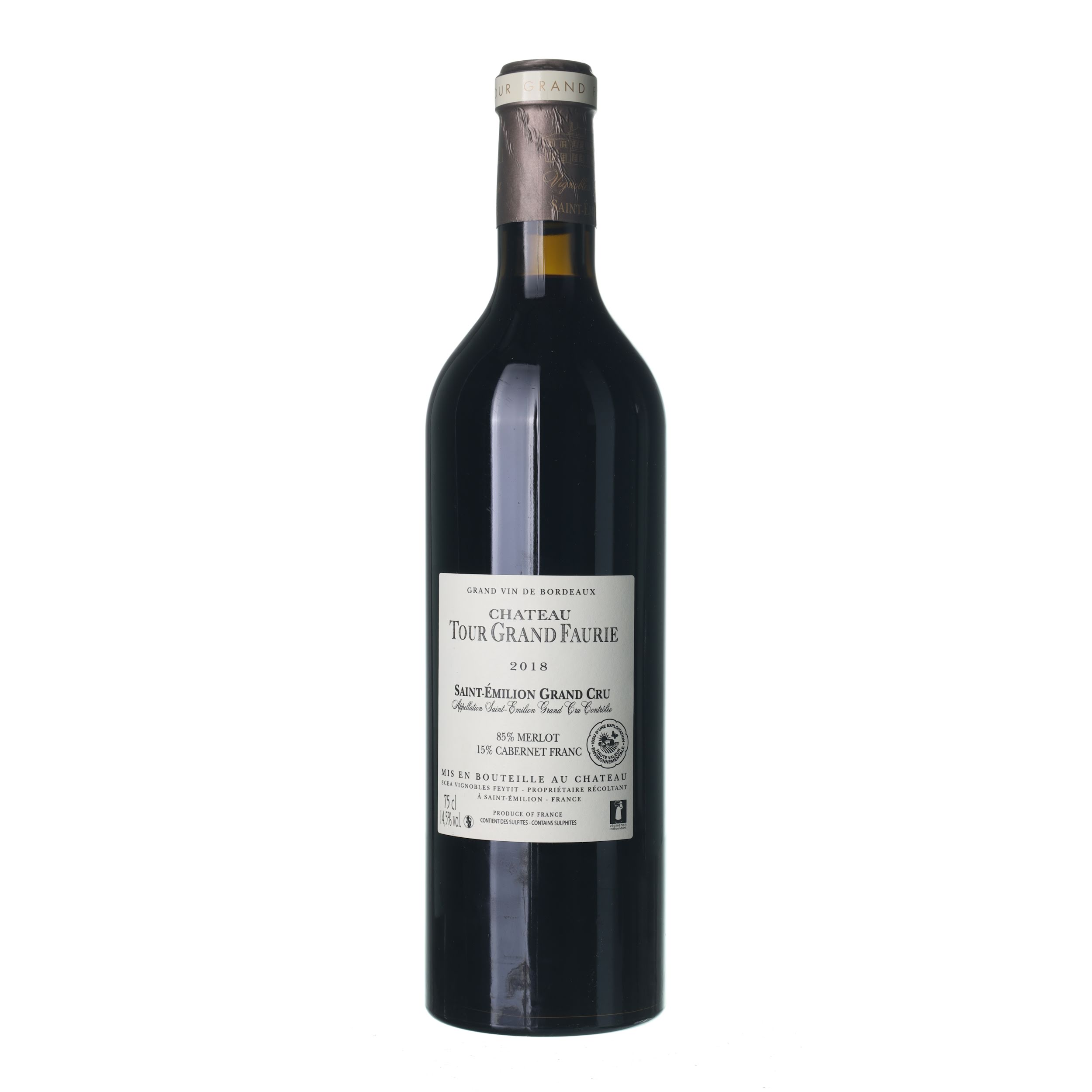 2018 Saint-Emilion Grand Cru Chateau Tour Grand Faurie (0,75l) – Obrázok 2