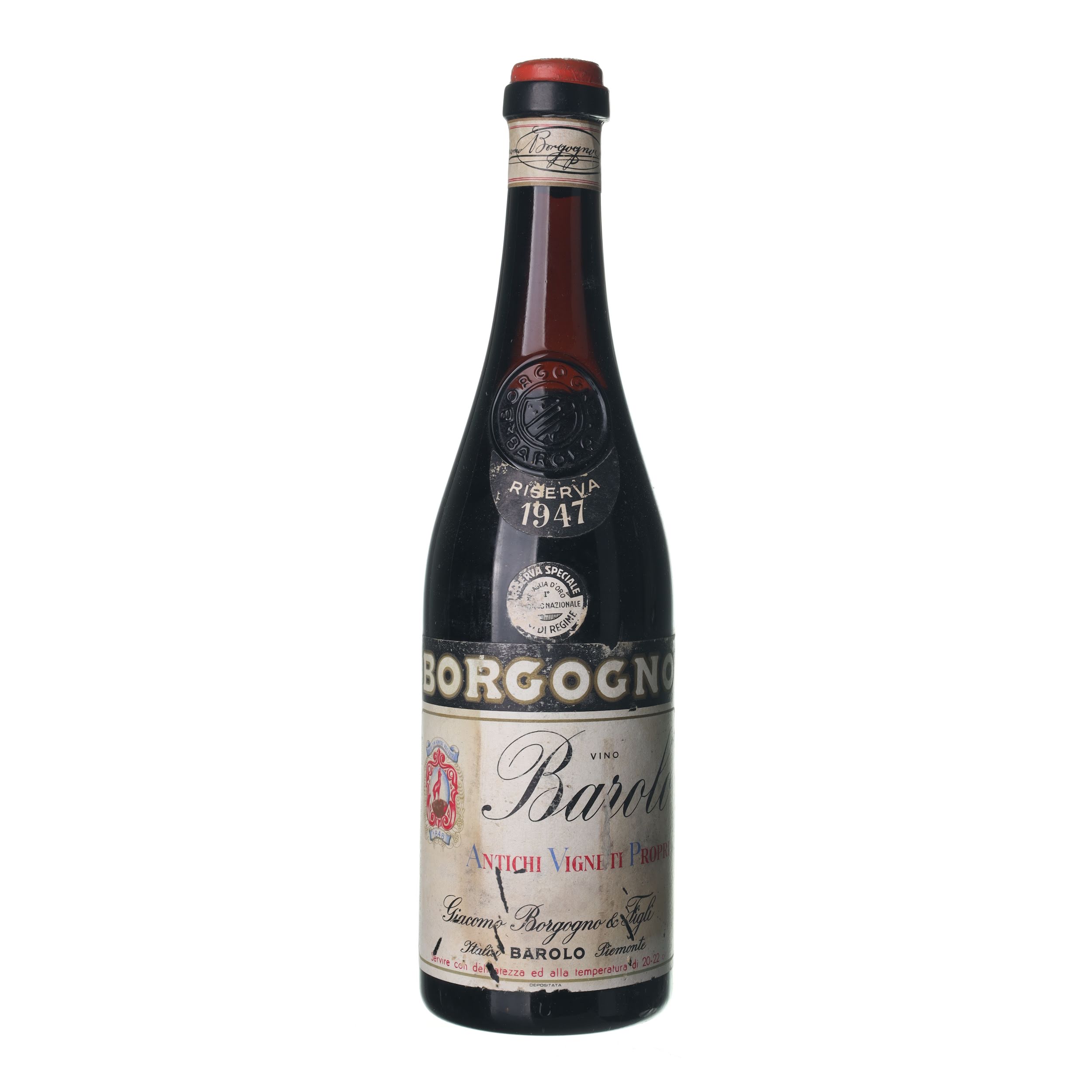 1947 Barolo Riserva Giacomo Borgogno & Figli (0,75l)