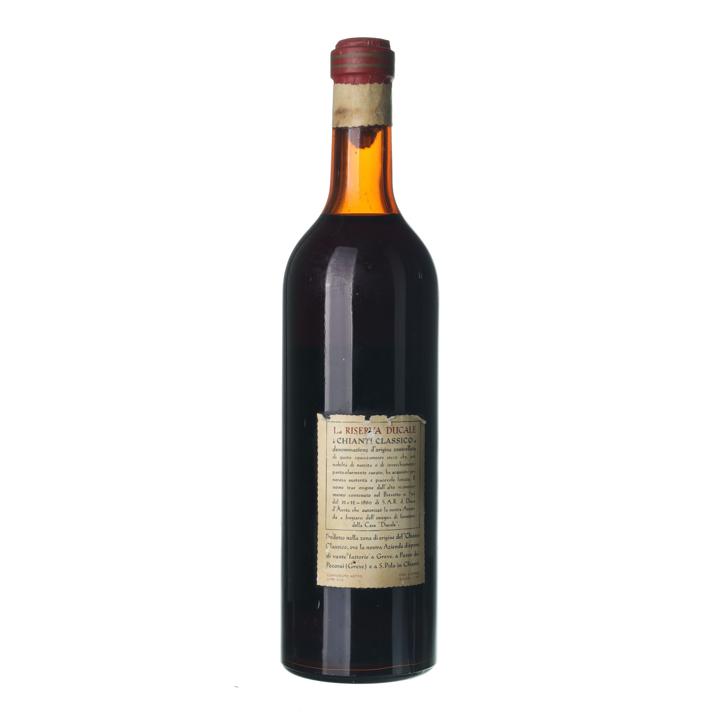 1967 Chianti Riserva Ruffino (0,75l) – Obrázok 2