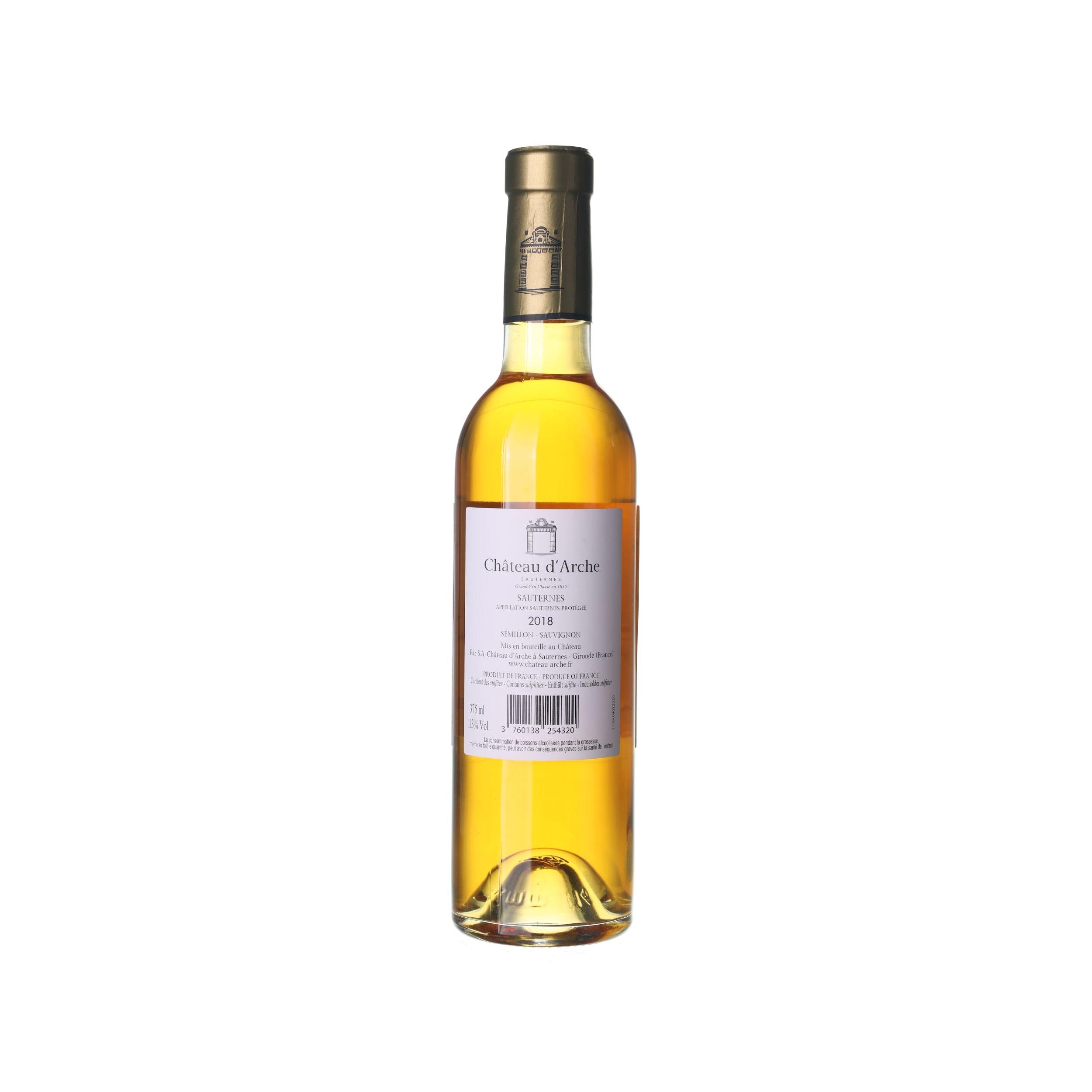 2018 Sauternes Grand Cru Château D'Arche 0,375 l (0,375l) – Obrázok 2