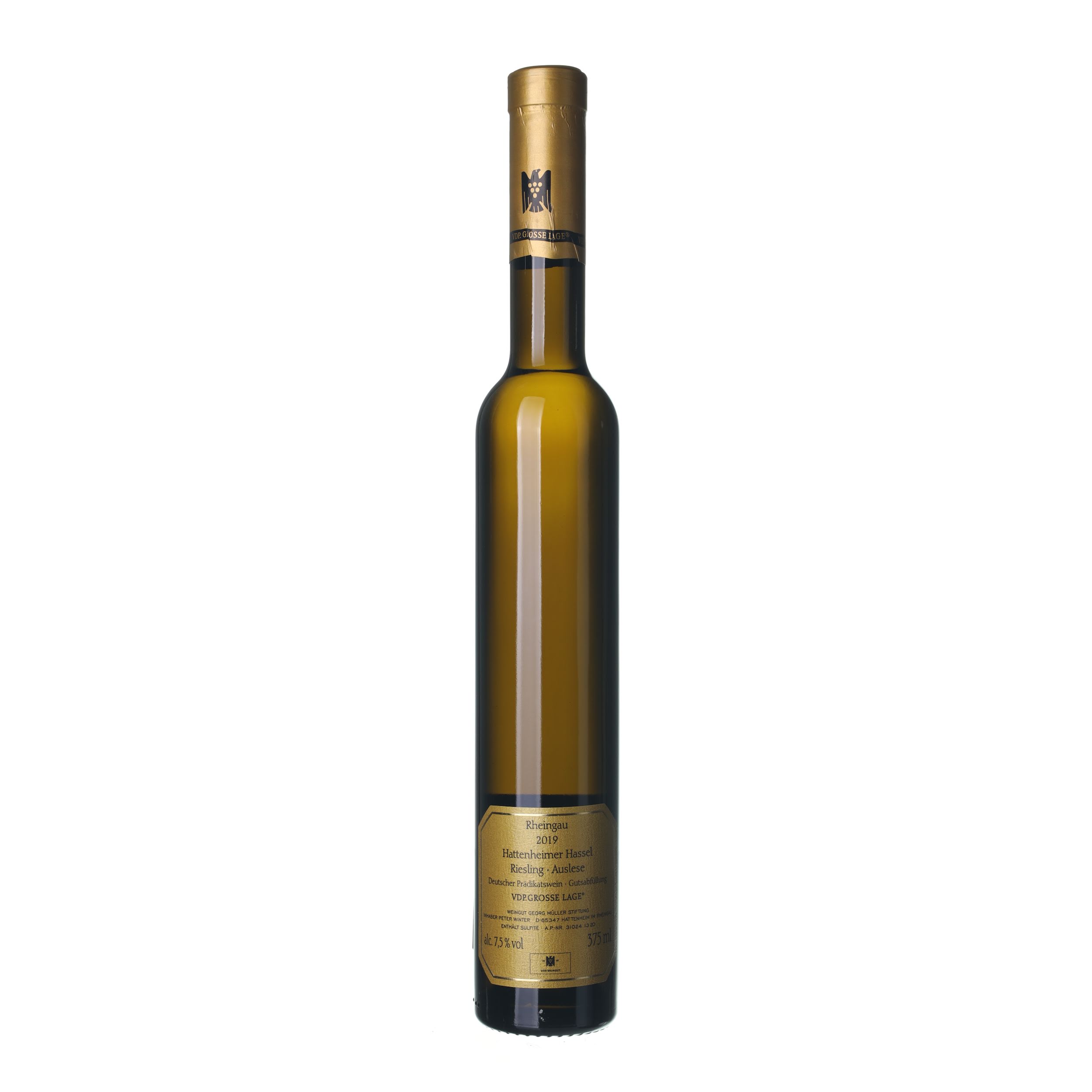 2019 Rizling rýnsky / Riesling Große Lage Výber z hrozna Weingut Georg Müller Stiftung Hattenheimer Hassel 0,375l (0,375l) – Obrázok 2