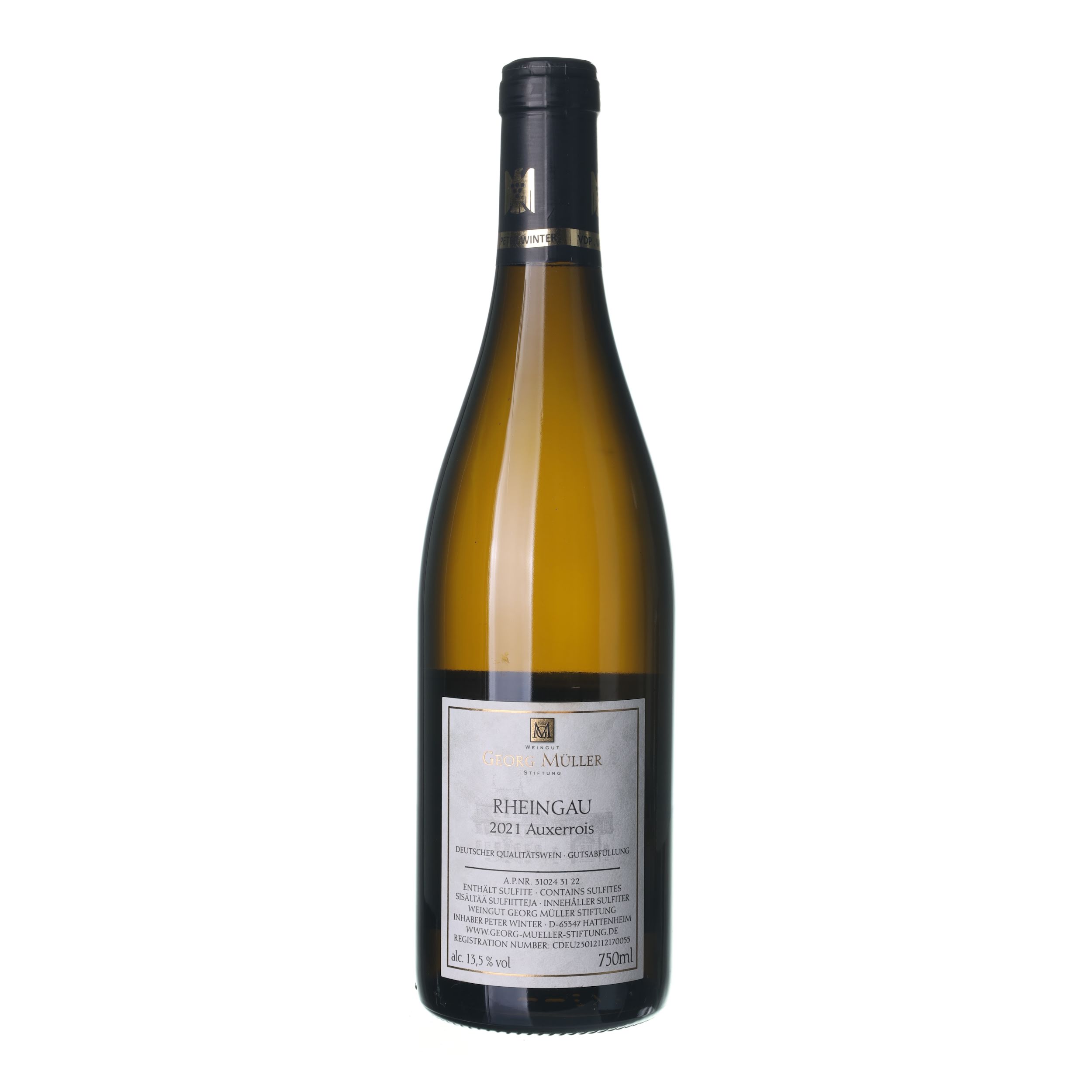 2021 Auxerrois Weingut Georg Müller Stiftung (0,75l) – Obrázok 2