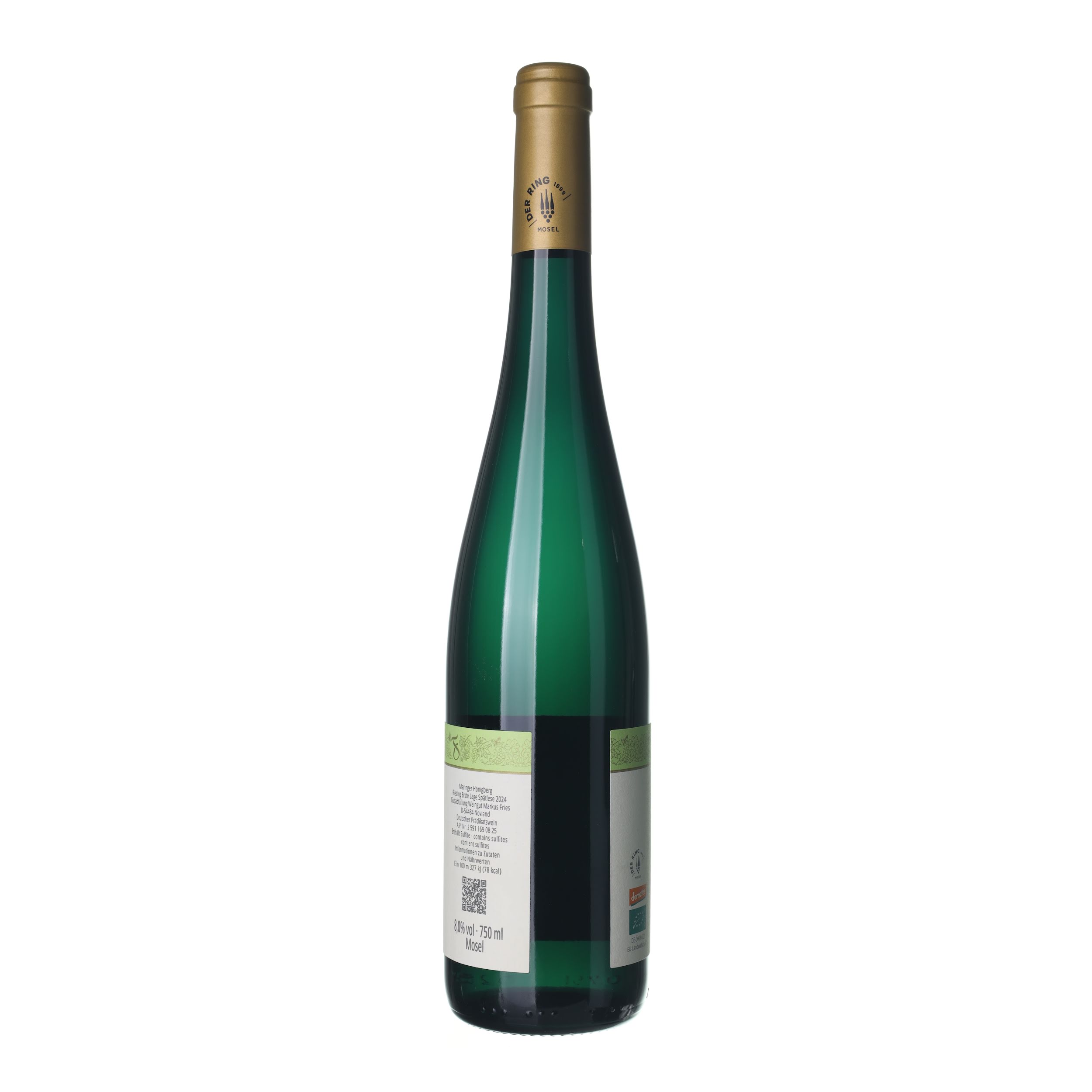 2024 Rizling rýnsky / Riesling BIO Erste Lage Weingut Markus Fries Honigberg Bio (0,75l) – Obrázok 2