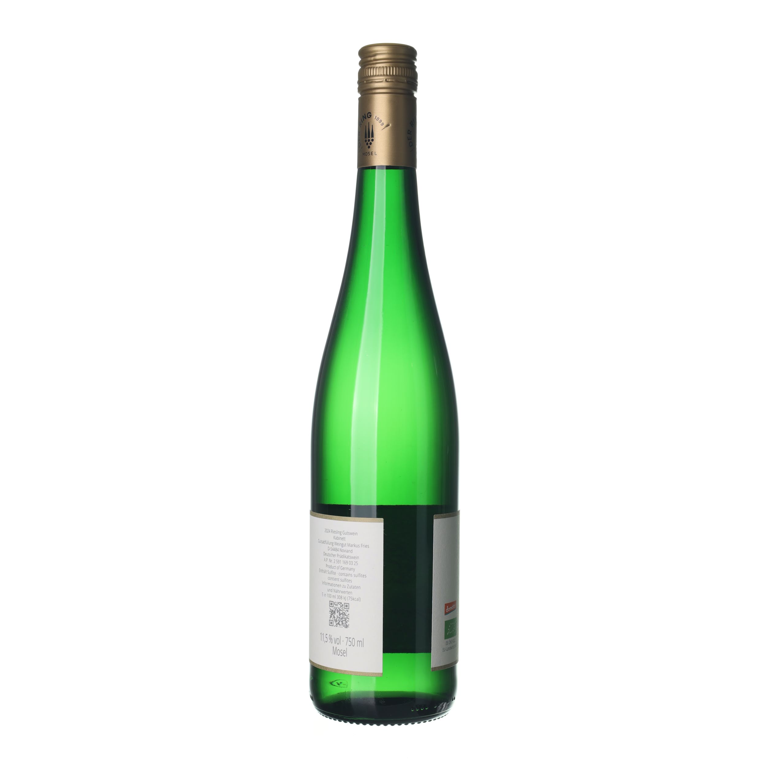 2024 Rizling rýnsky / Riesling BIO Kabinet Weingut Markus Fries Maringer Sonnenuhr (0,75l) – Obrázok 2