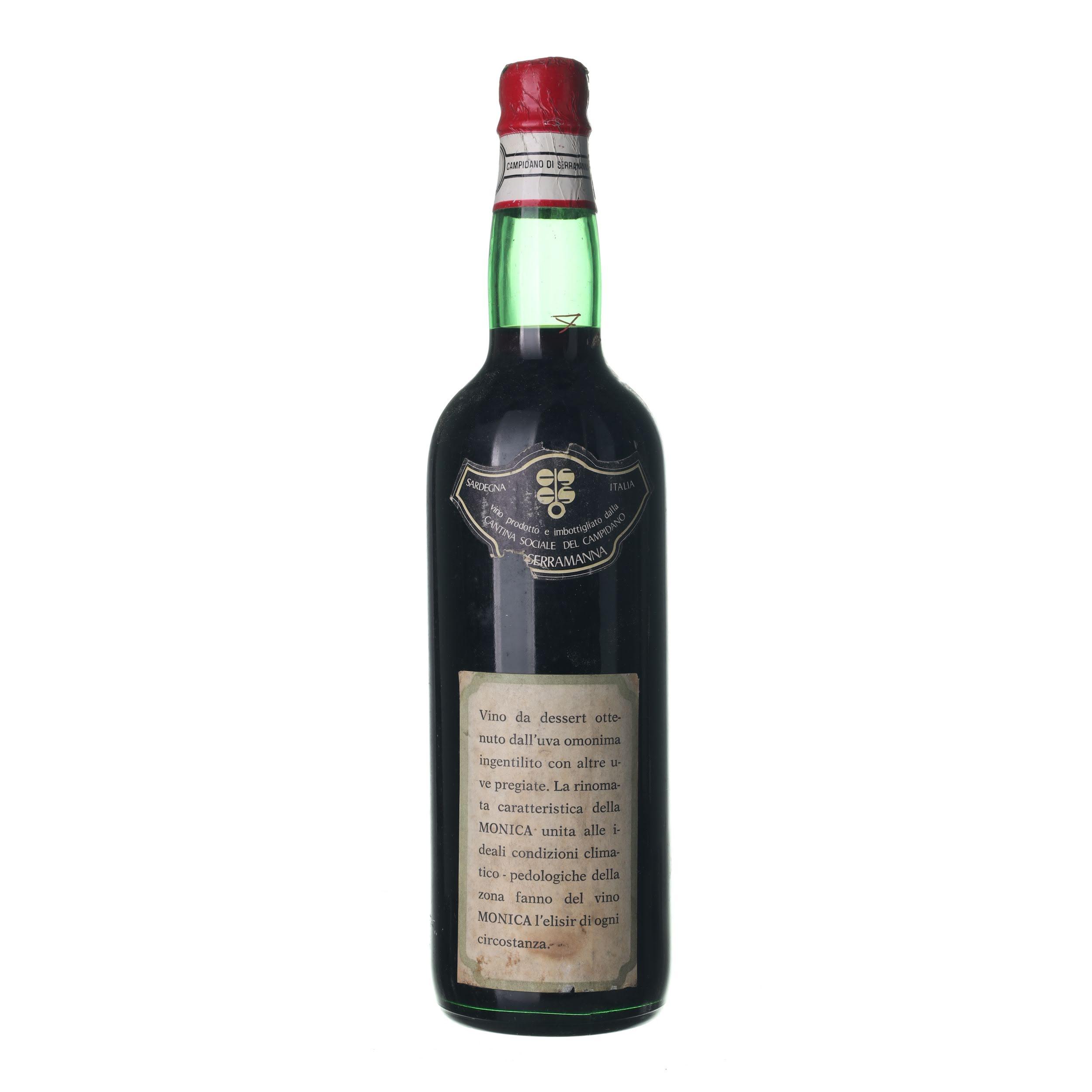 1968 Monica Cantina Sociale del Campidano di Serramanna (0,75l) – Obrázok 2