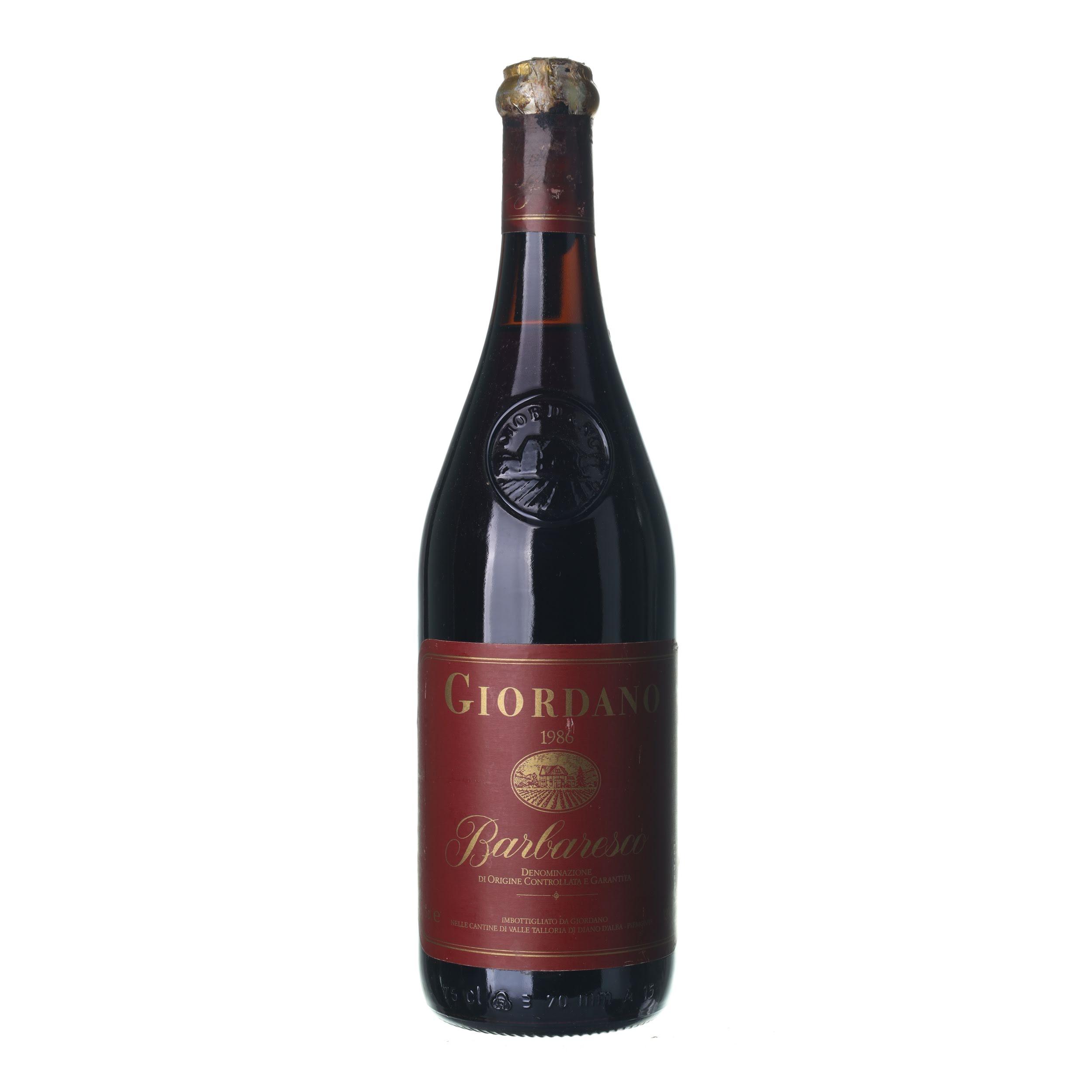 1986 Barbaresco Giordano (0,75l)