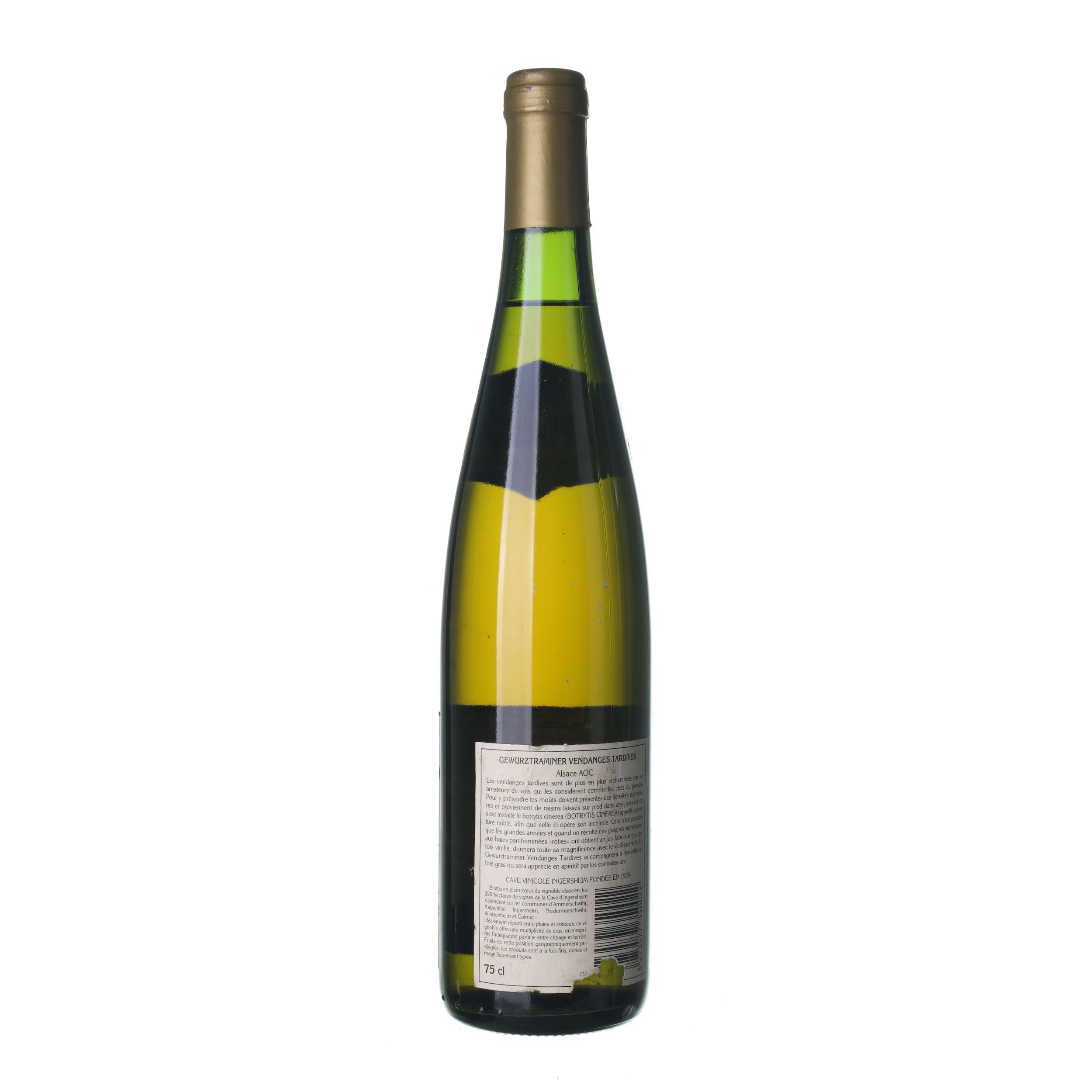 1989 Tramín červený Cave Vinicole d’Ingersheim (0,75l) – Obrázok 2