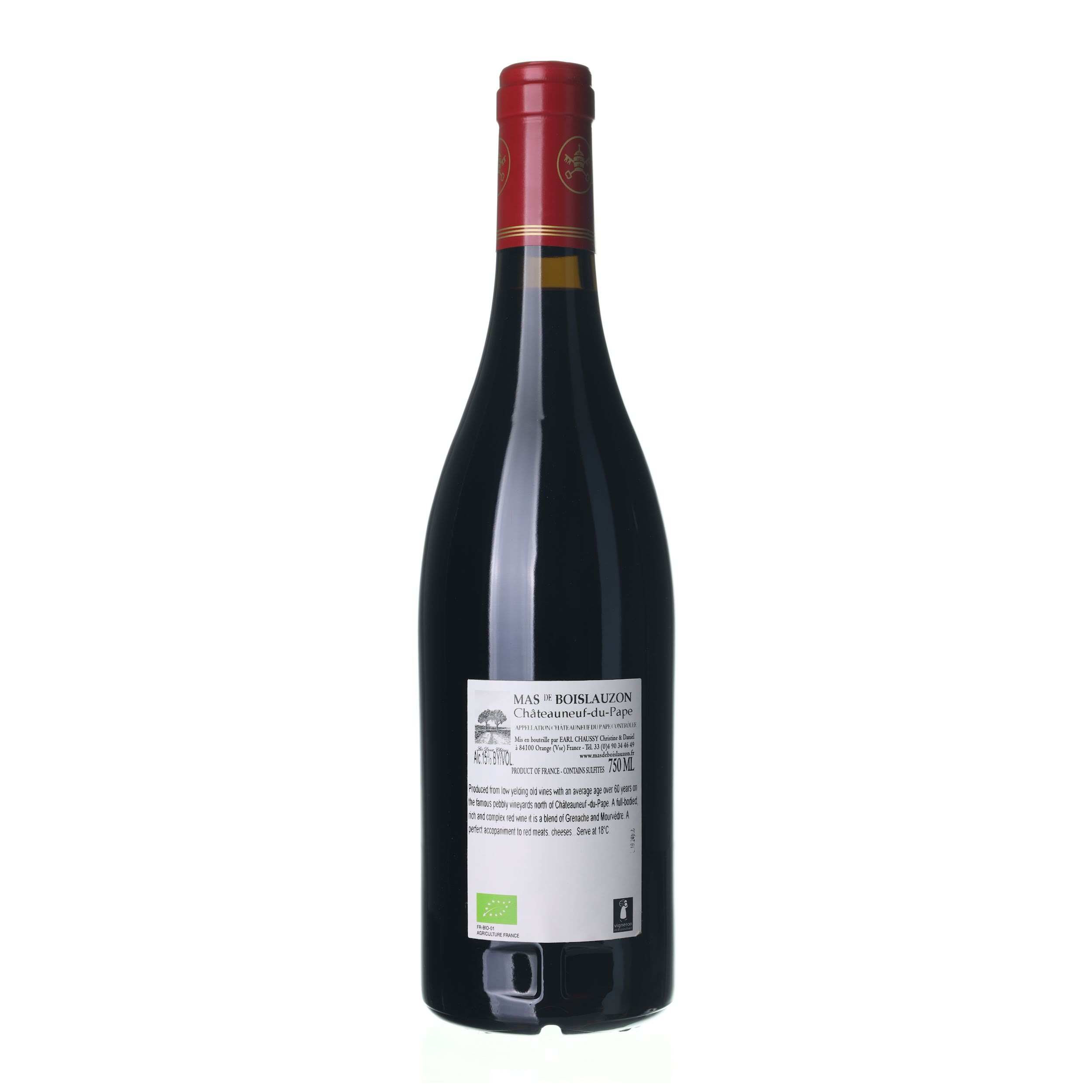 2022 Châteauneuf du Pape BIO Mas de Boislauzon (0,75l) – Obrázok 2