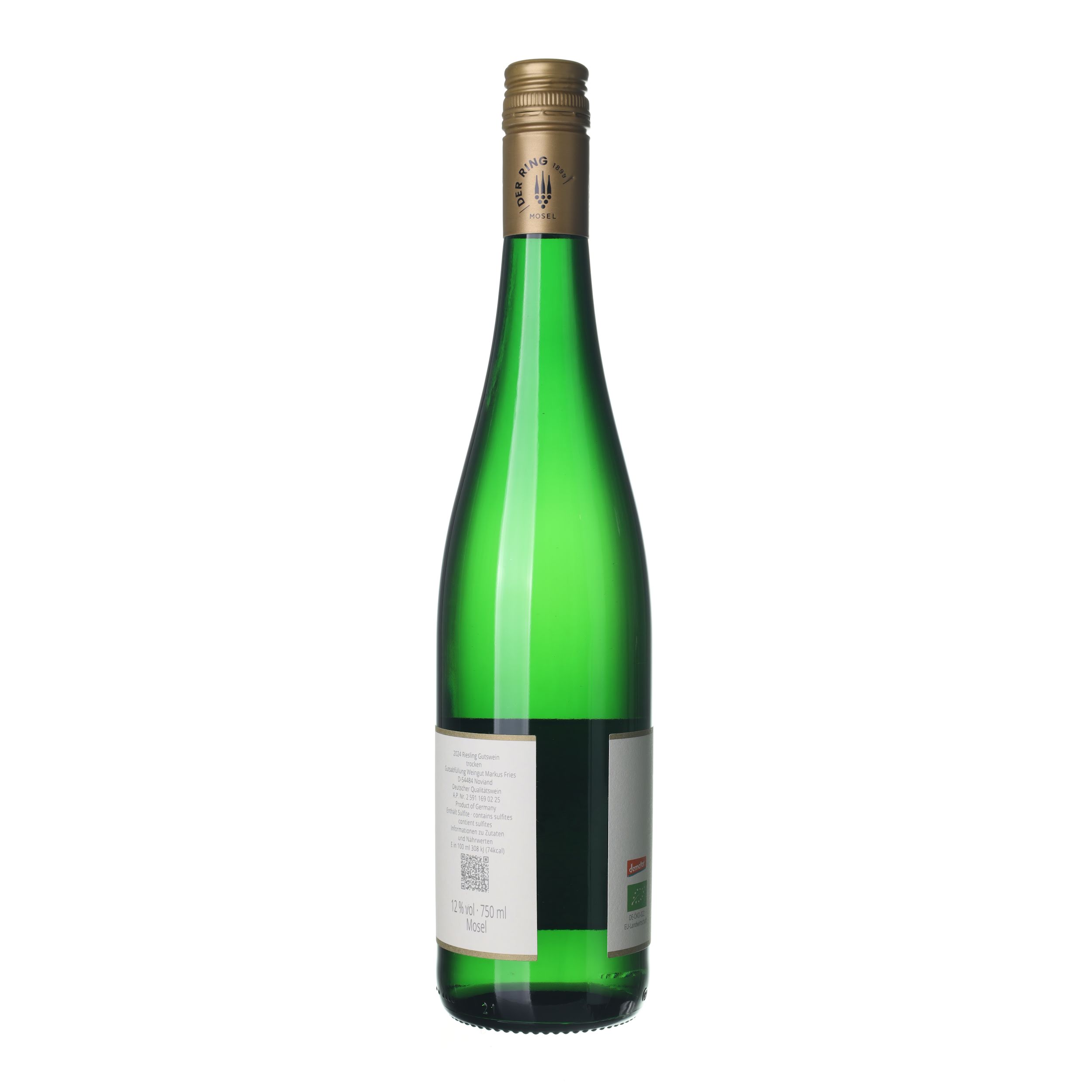 2024 Rizling rýnsky / Riesling BIO Gutswein Weingut Markus Fries Blauschiefer (0,75l) – Obrázok 2