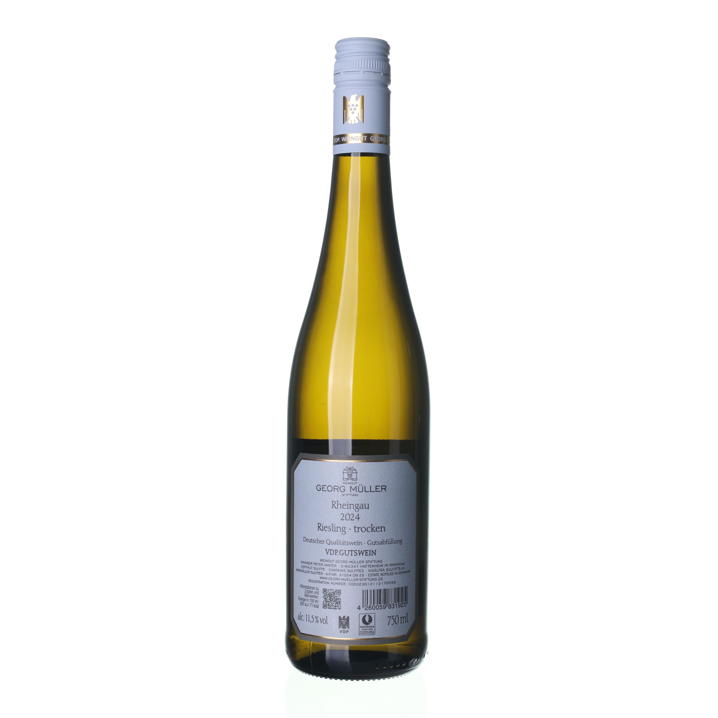 2024 Rizling rýnsky / Riesling Gutswein Weingut Georg Müller Stiftung (0,75l) – Obrázok 2