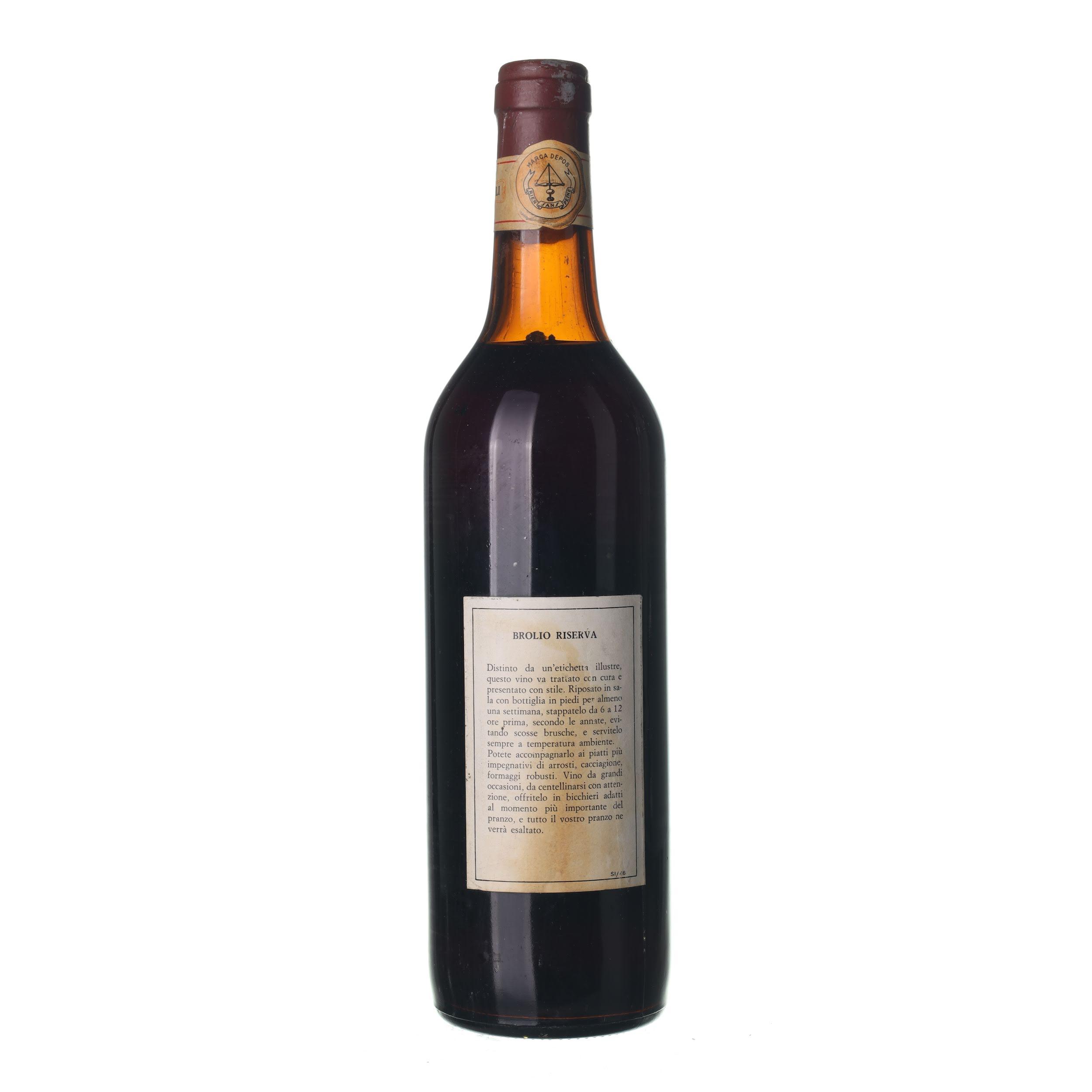 1967 Brolio Riserva Barone Ricasoli (0,75l) – Obrázok 2