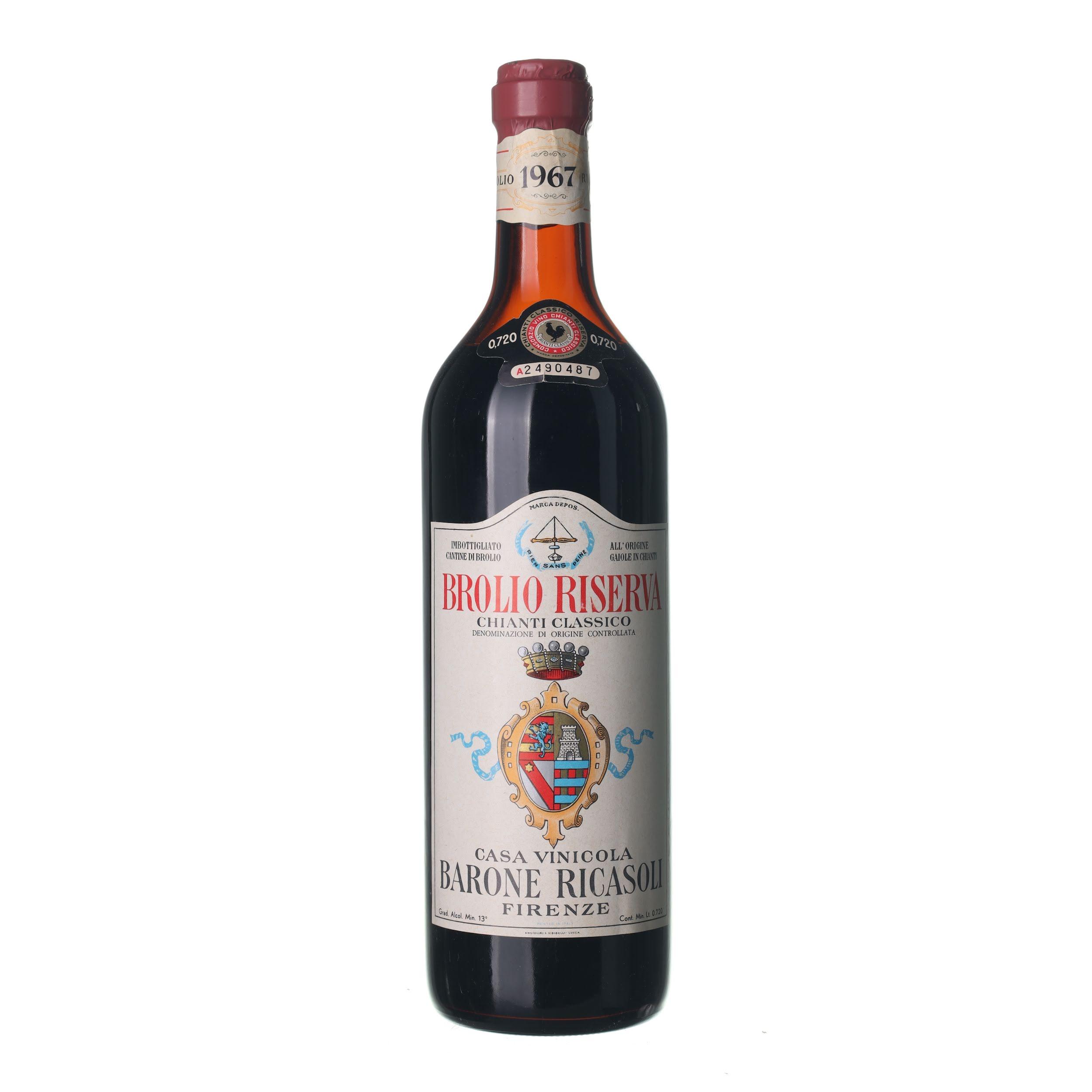 1967 Brolio Riserva Barone Ricasoli (0,75l)