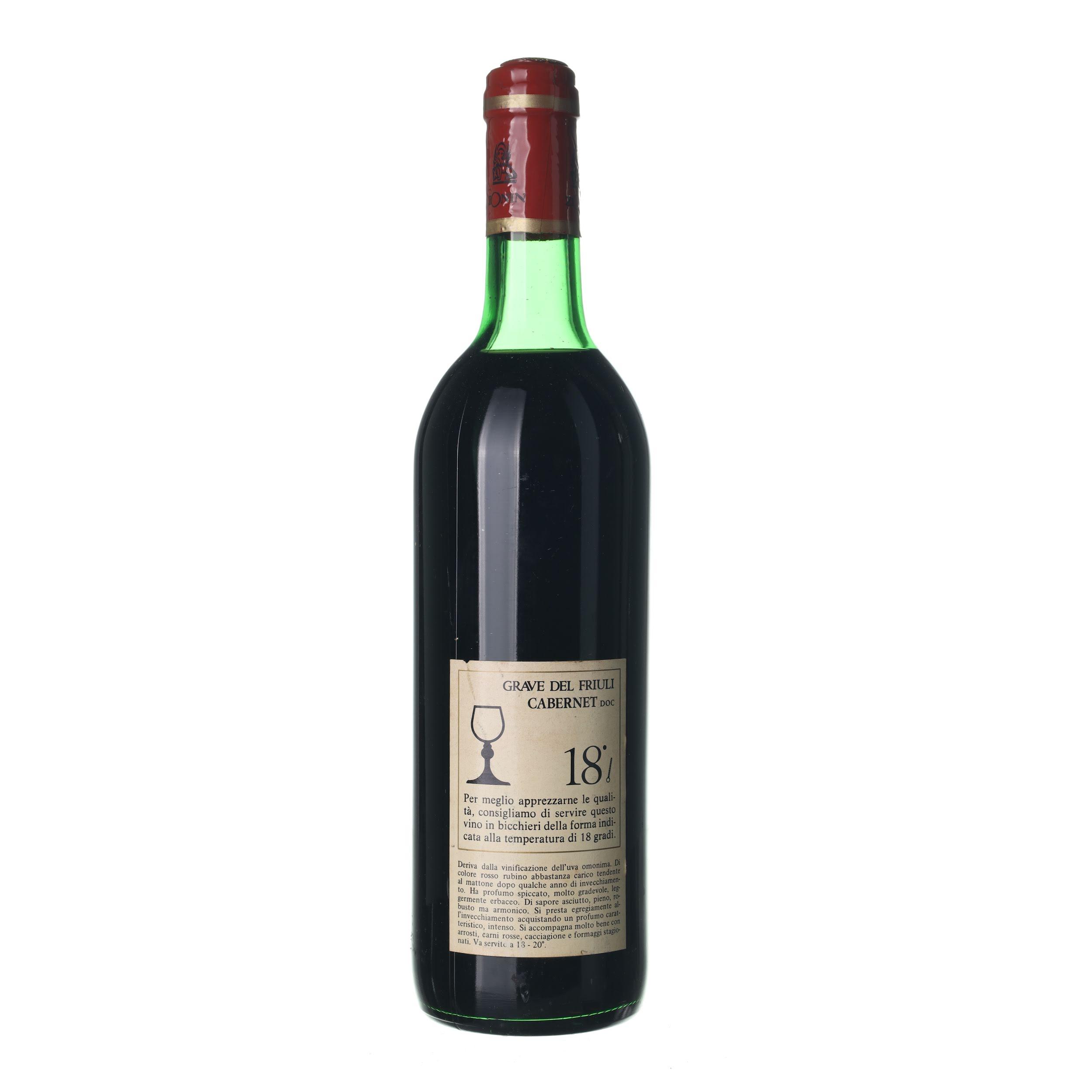 1967 Cabernet Zonin (0,75l) – Obrázok 2