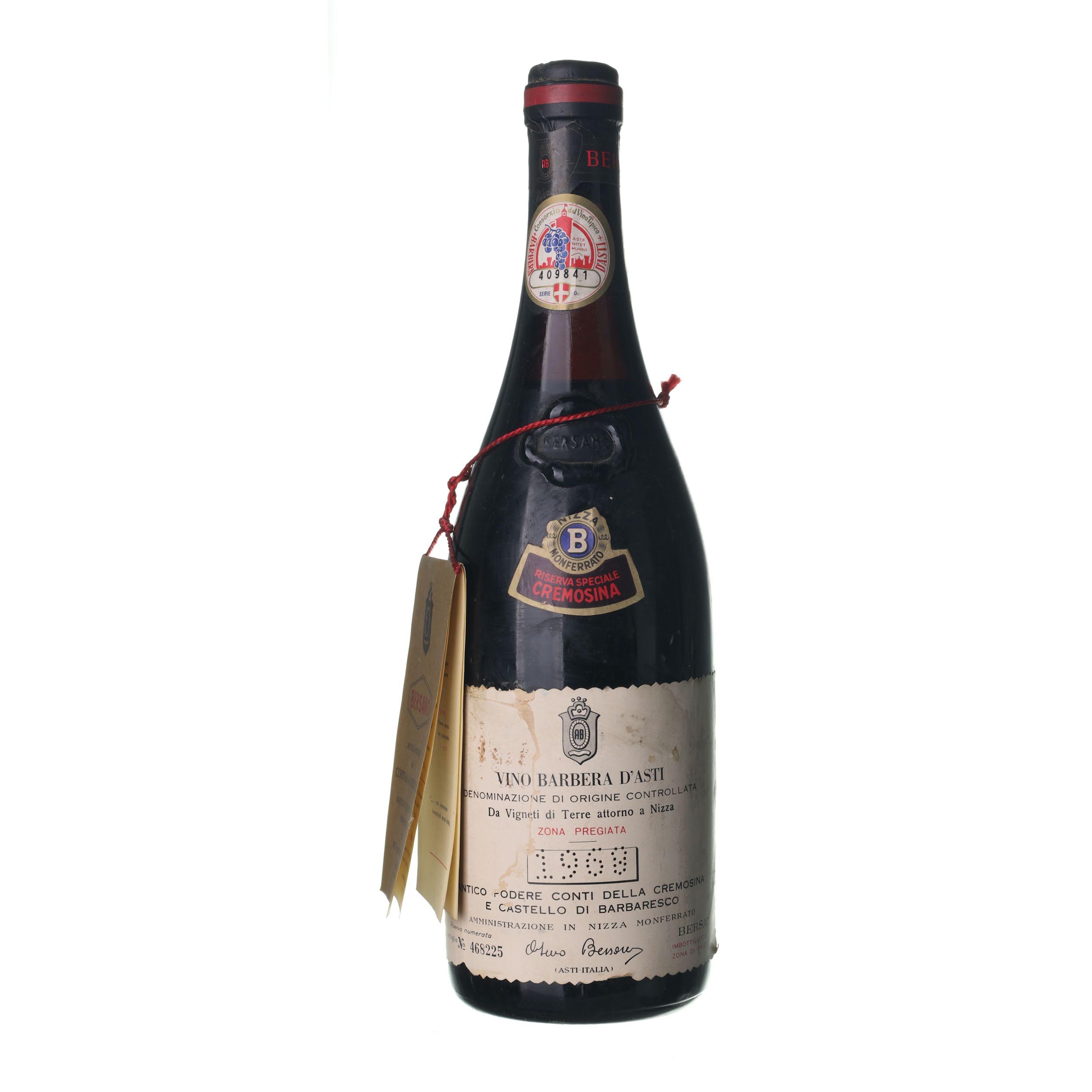 1969 Barbera d´Asti Riserva Bersano (0,72l)