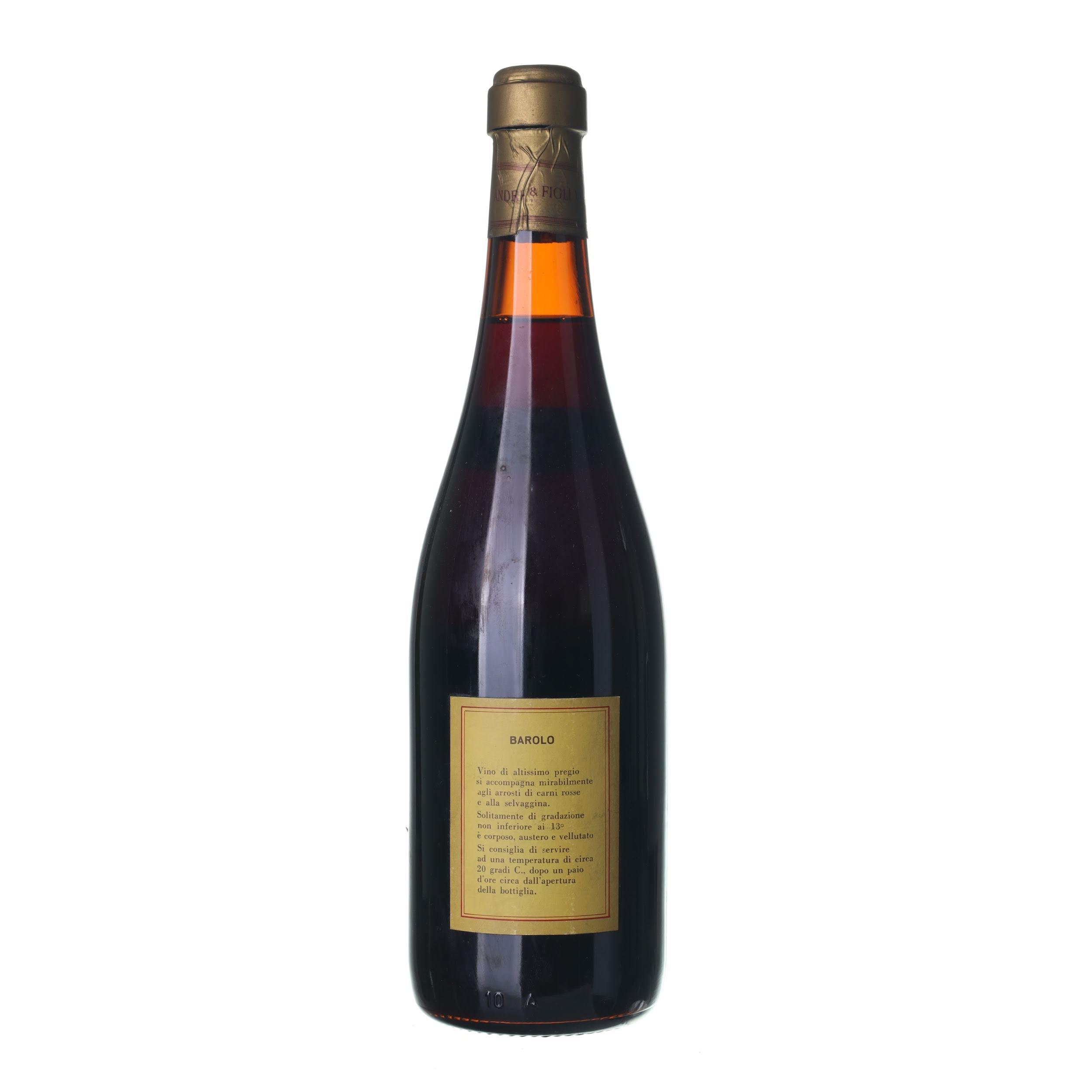 1978 Barolo Burlotto Andrea & Figlio (0,75l) – Obrázok 2